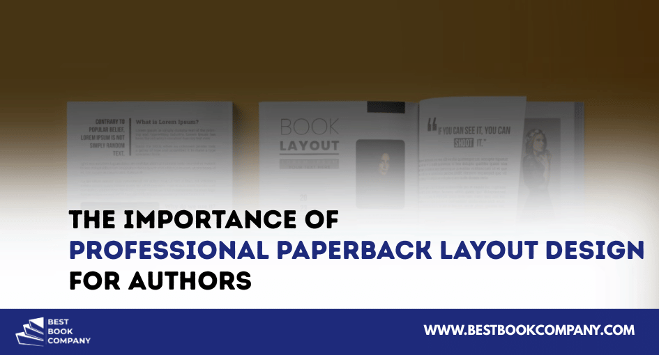 professional paperback layout design